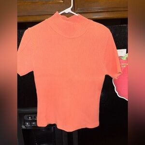 Ribbed Coral Short Sleeve Tops, if interested I will post individually